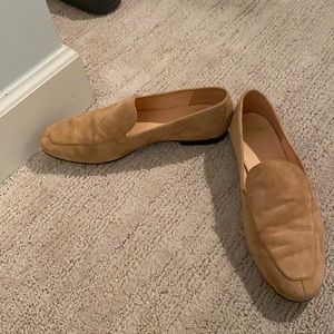 Women’s Suede Tan Loafer, 7.5